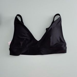 Aerie black bikini top
